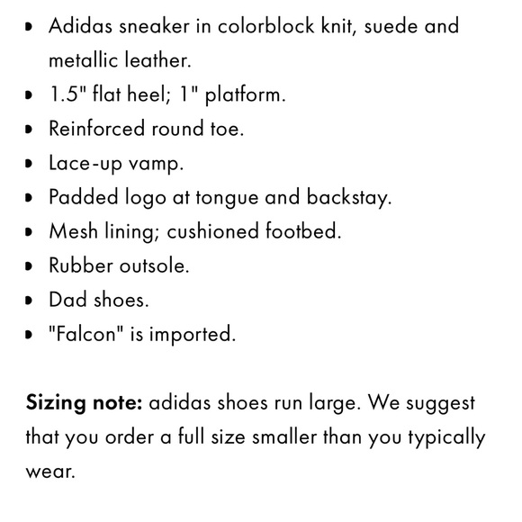 Adidas Falcon Metallic Trainer Sneaker - Picture 8 of 8